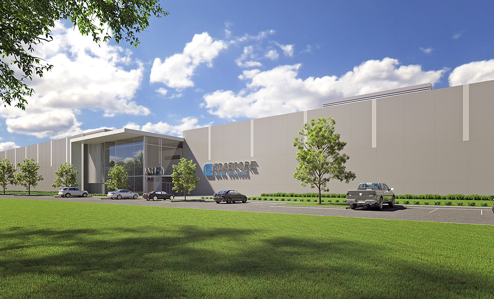 Digital rendering of Mesa Data Centers in Mesa, Arizona.