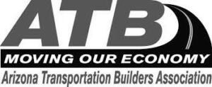 A badge showing partnership with the Arizona Transportation Builders Association.