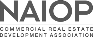 naiop BW A badge showing partnership with NAIOP.