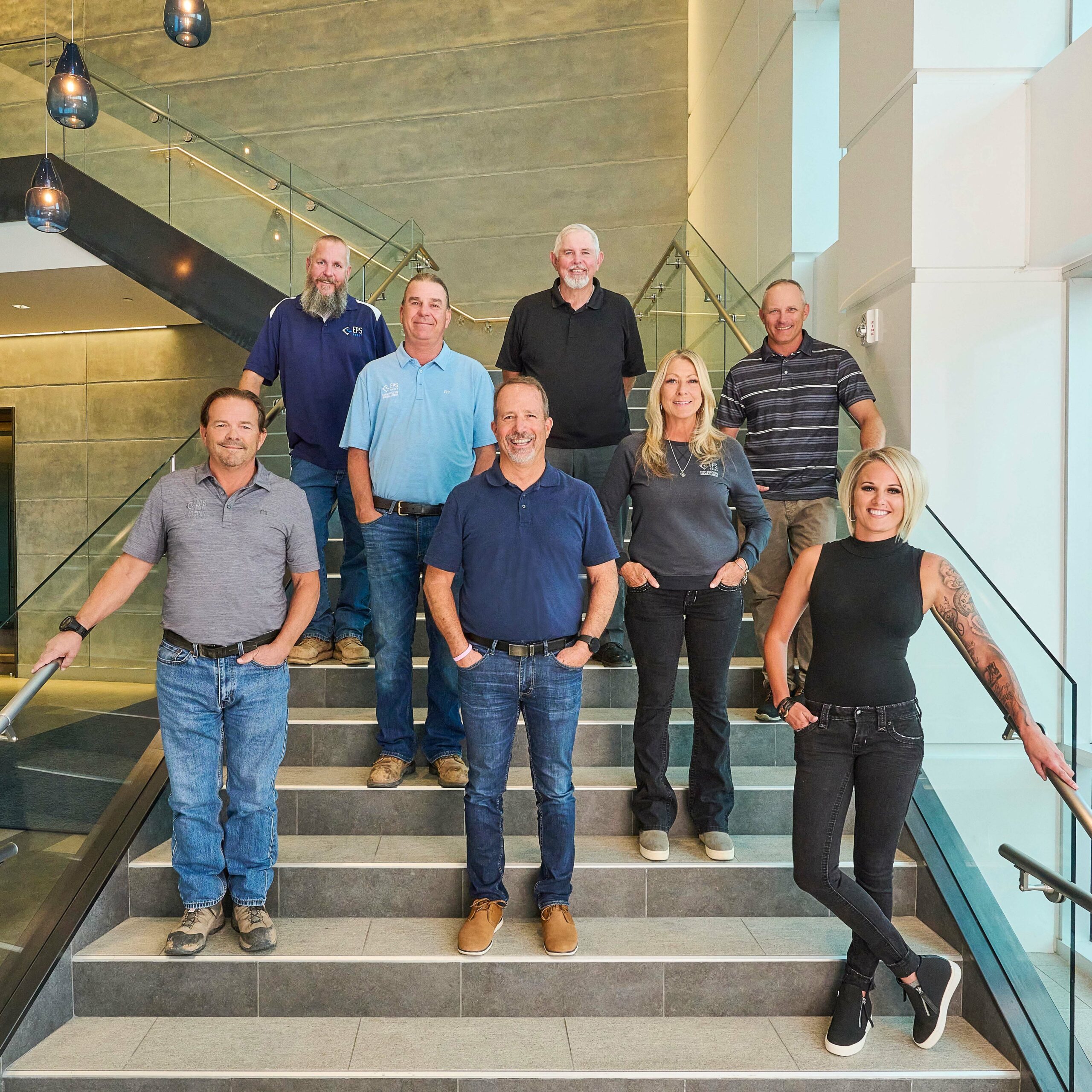 Construction Management group photo.