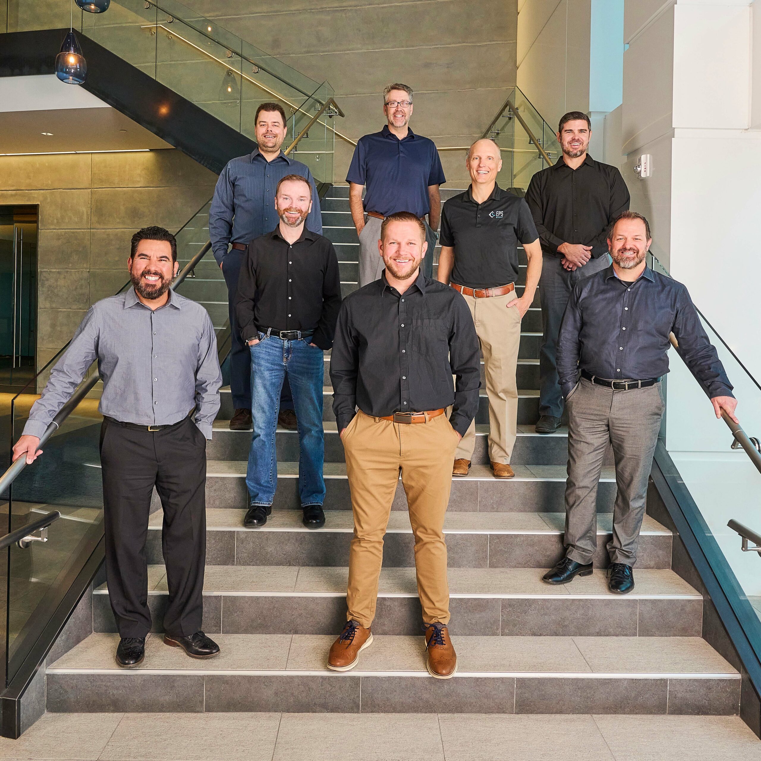 Group photo of the Public Works team.